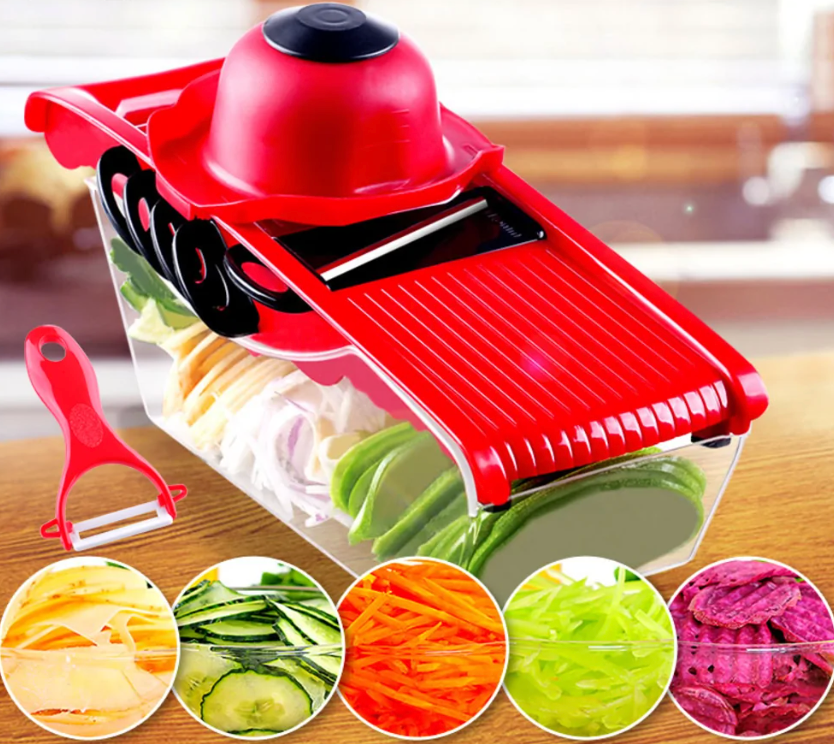 Multifunction Vegetable Slicer 6 Blades