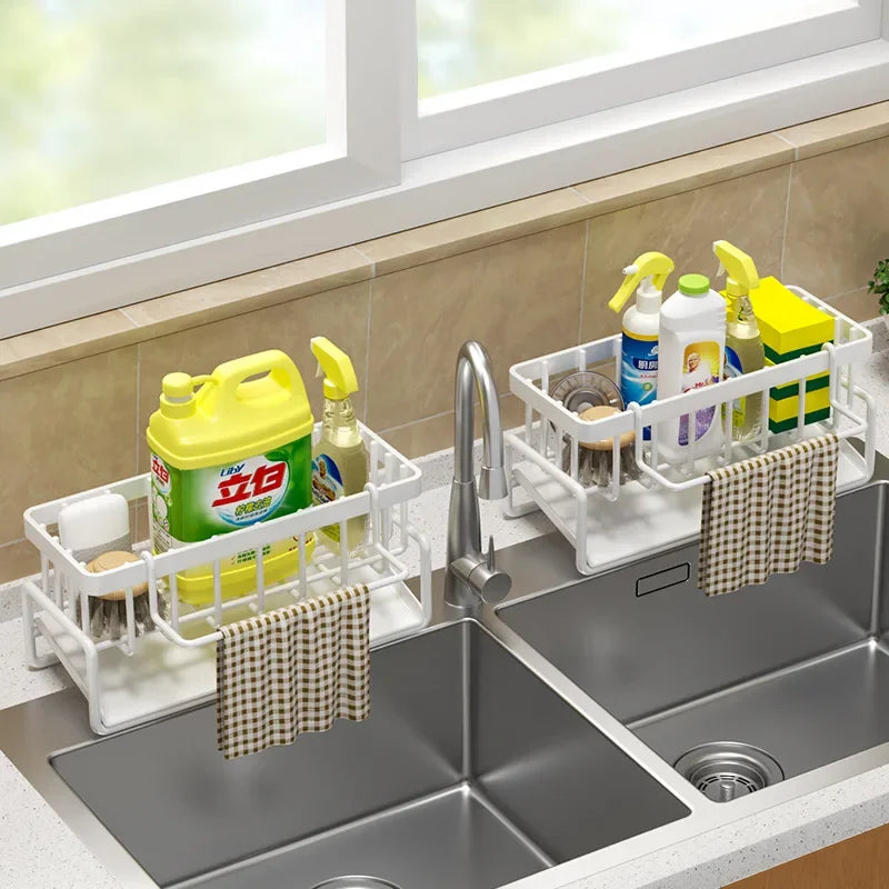 Kitchen Shelf Rag Storage Drainage Shelf