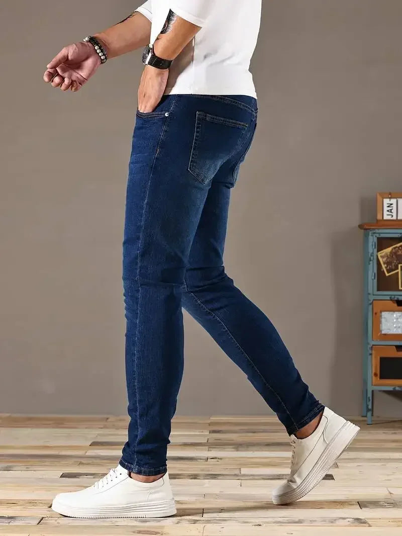 Men’s Slim Fit Skinny Jeans – Casual Street Style