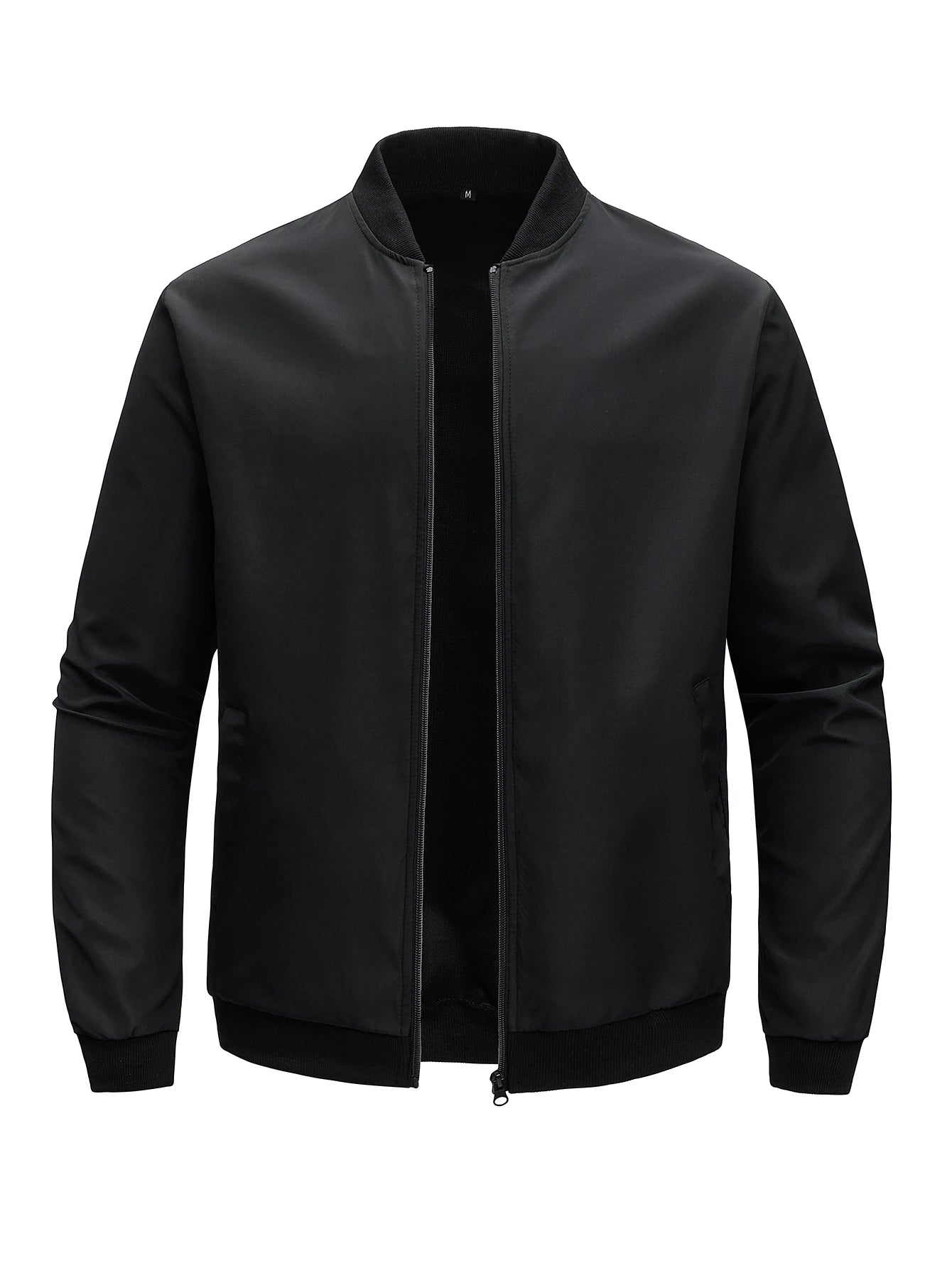 Baseball Solid Color Jacket Men's Business Casual Thin Coat Trend