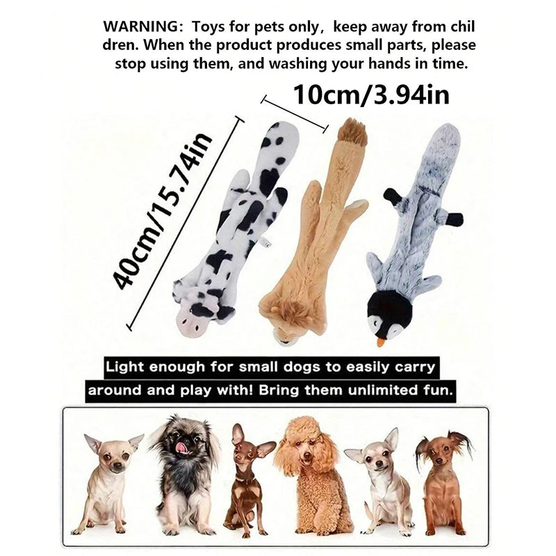 Stuffed Squeaky Chew Toys for Dogs