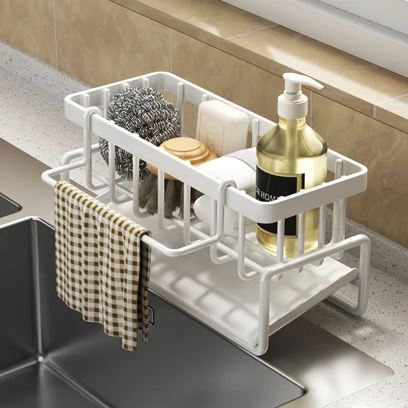 Kitchen Shelf Rag Storage Drainage Shelf