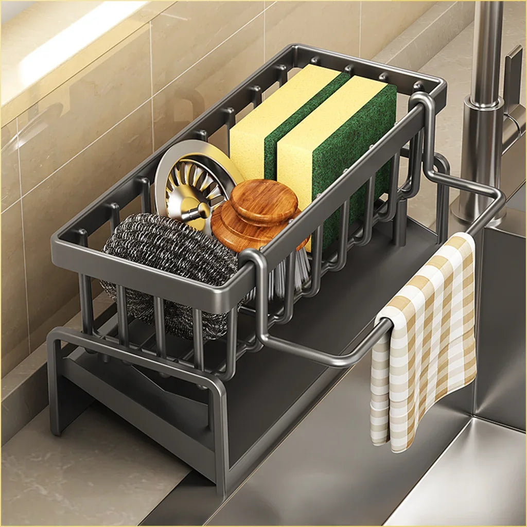Kitchen Shelf Rag Storage Drainage Shelf
