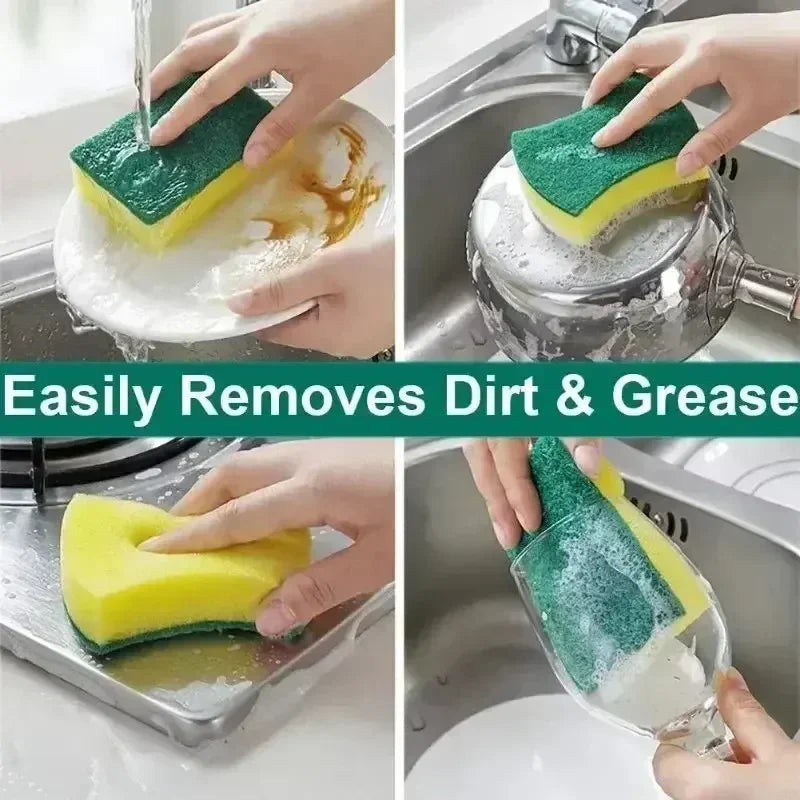 100/1Pcs Kitchen Dishwashing Soft Sponge