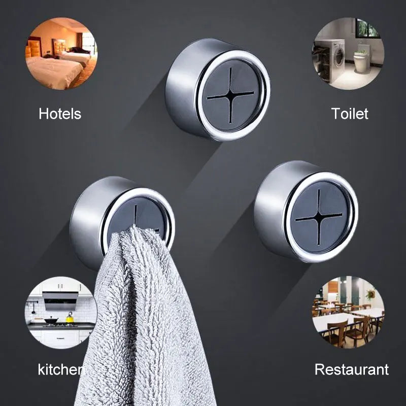 3PCS Self-Adhesive Towel Holder – Versatile and Modern Design