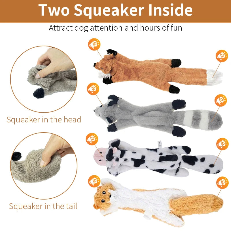 Stuffed Squeaky Chew Toys for Dogs