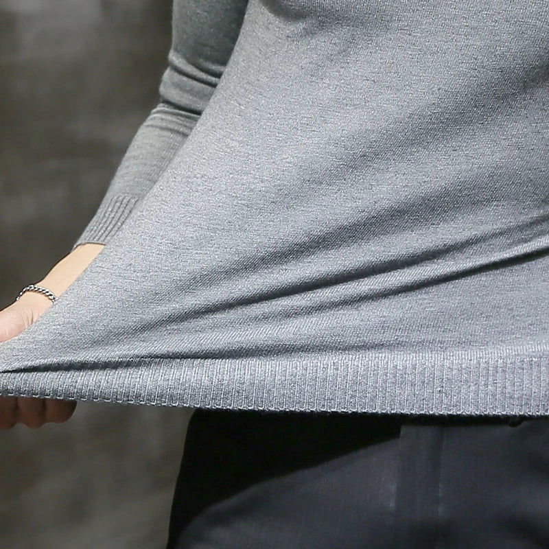 Slim Men's Casual Pullover Sweater Men