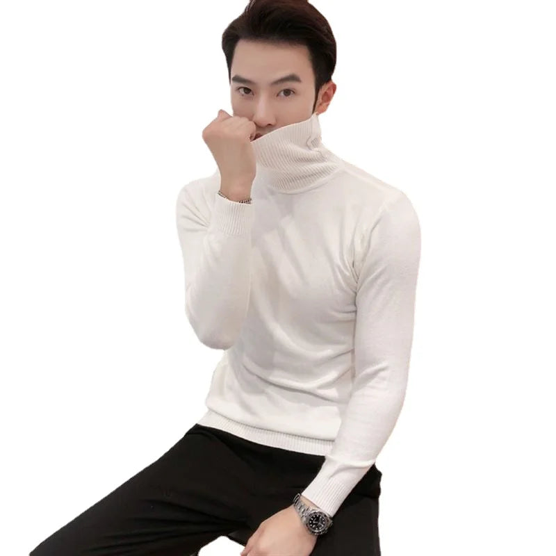 Slim Men's Casual Pullover Sweater Men
